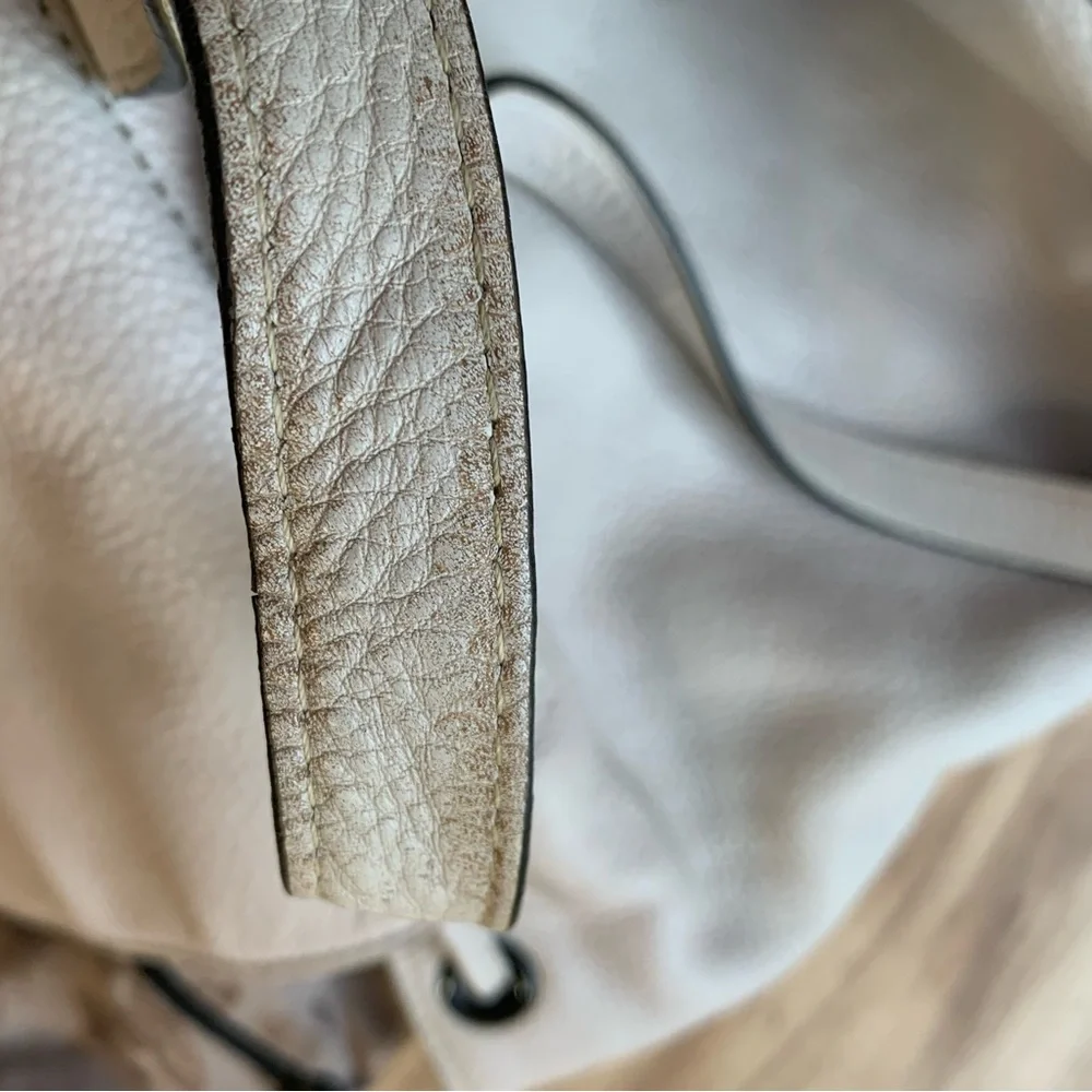 Rebecca Minkoff Backpack Leather tassel Drawstring Magnetic snap Closure Flaptop - Picture 14 of 16